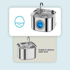3.2L Stainless Steel Pet Water Feeder Auto Cat Fountain Smart Dog Water Dispenser Visual Window Drinking Bowl Pet Accessories | Pet Grooming | Pet Supplies and Food Australia | Pet Supplies Sydney | PetNexa Australia | Shop now