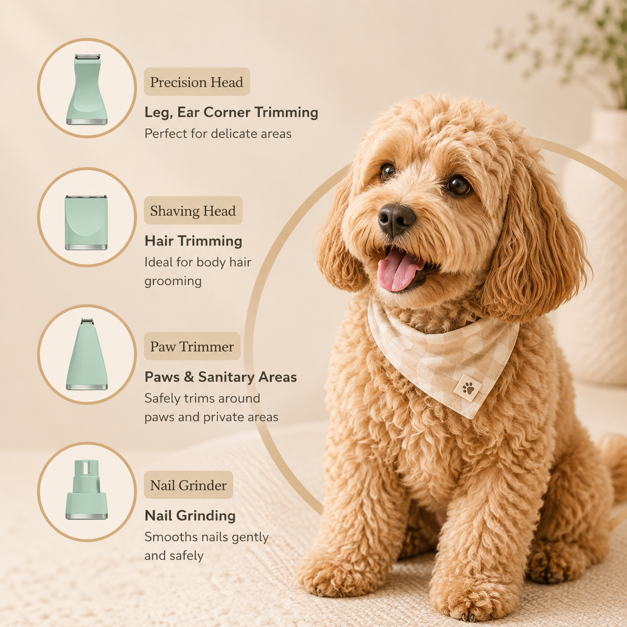 4-in-1 Cordless Pet Grooming Kit – Dog & Cat Hair Clipper, Paw Trimmer, Nail Grinder & Precision Groomer | Pet Grooming | Pet Supplies and Food Australia |  Pet Supplies Sydney | PetNexa Australia | Shop now | Pet Grooming | Pet Supplies and Food Australia | Pet Supplies Sydney | PetNexa Australia | Shop now