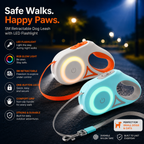 5M Retractable Dog Leash with LED Flashlight for Night Walking | Pet Grooming | Pet Supplies and Food Australia | Pet Supplies Sydney | PetNexa Australia | Shop now