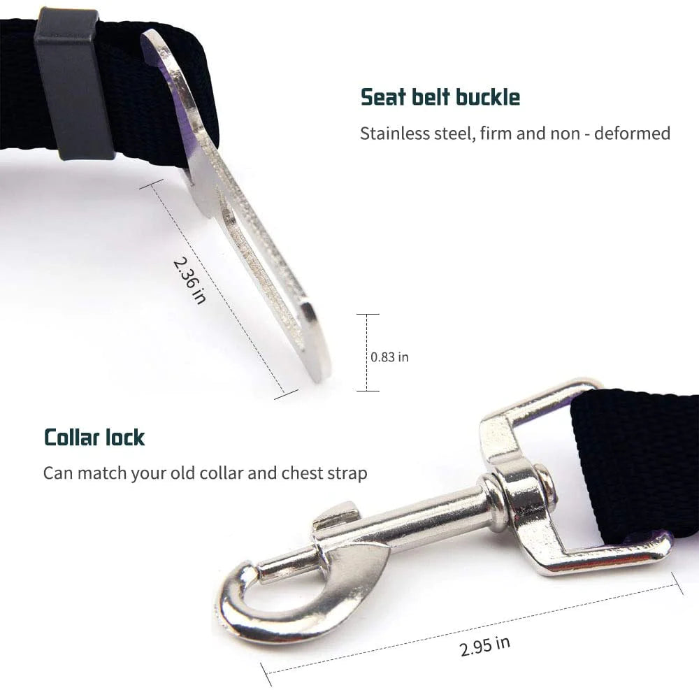 Adjustable Pet Cat Dog Car Seat Belt Pet Seat Vehicle Dog Harness Lead Clip Safety Lever Traction Dog Collars Dogs Accessoires | Pet Grooming | Pet Supplies and Food Australia | Pet Supplies Sydney | PetNexa Australia | Shop now