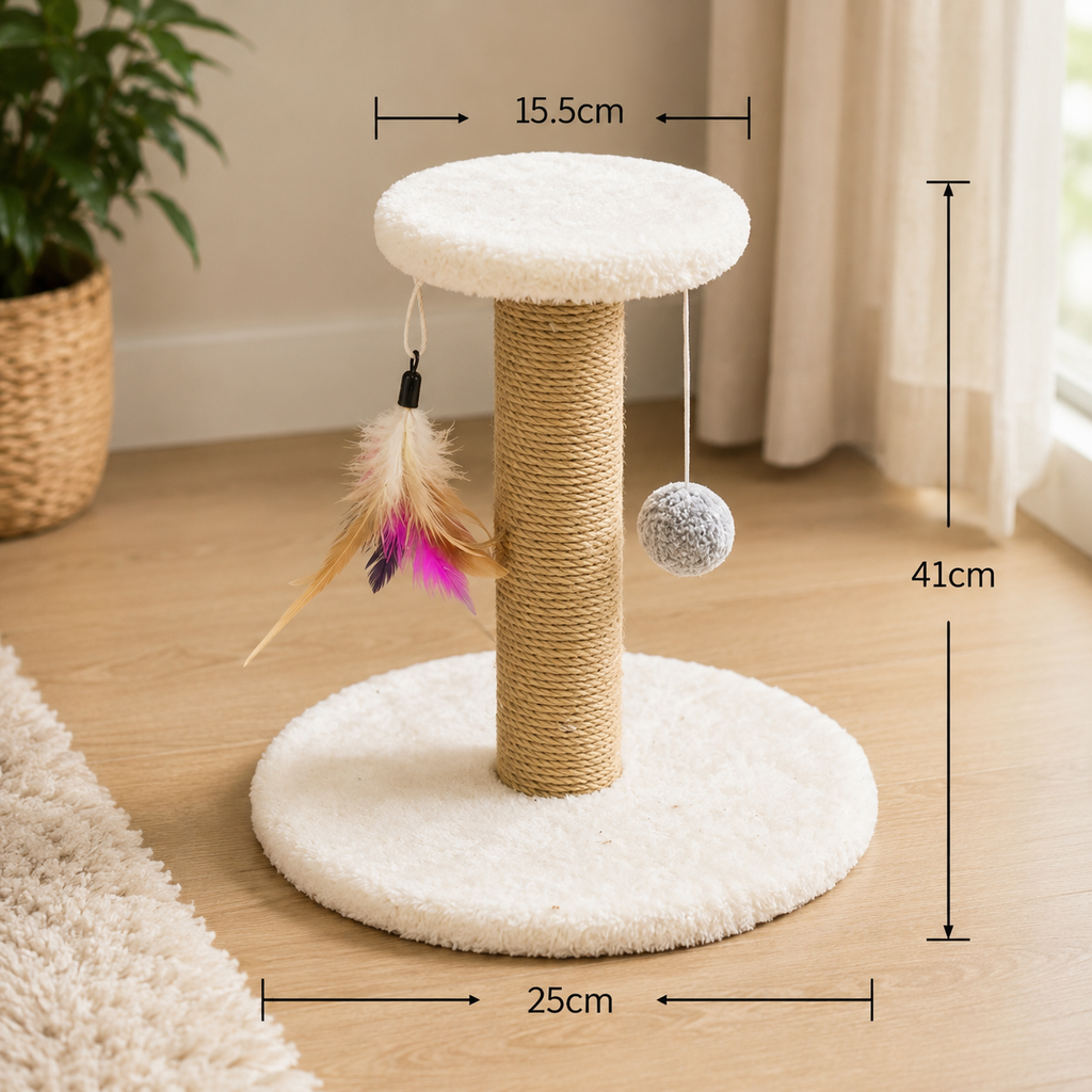 Cat Scratching Post Premium Sisal Rope Scratcher Scratch Post Protecting Your Furniture Durable Climbing for Small Cats Kittens | Pet Grooming | Pet Supplies and Food Australia | Pet Supplies Sydney | PetNexa Australia | Shop now
