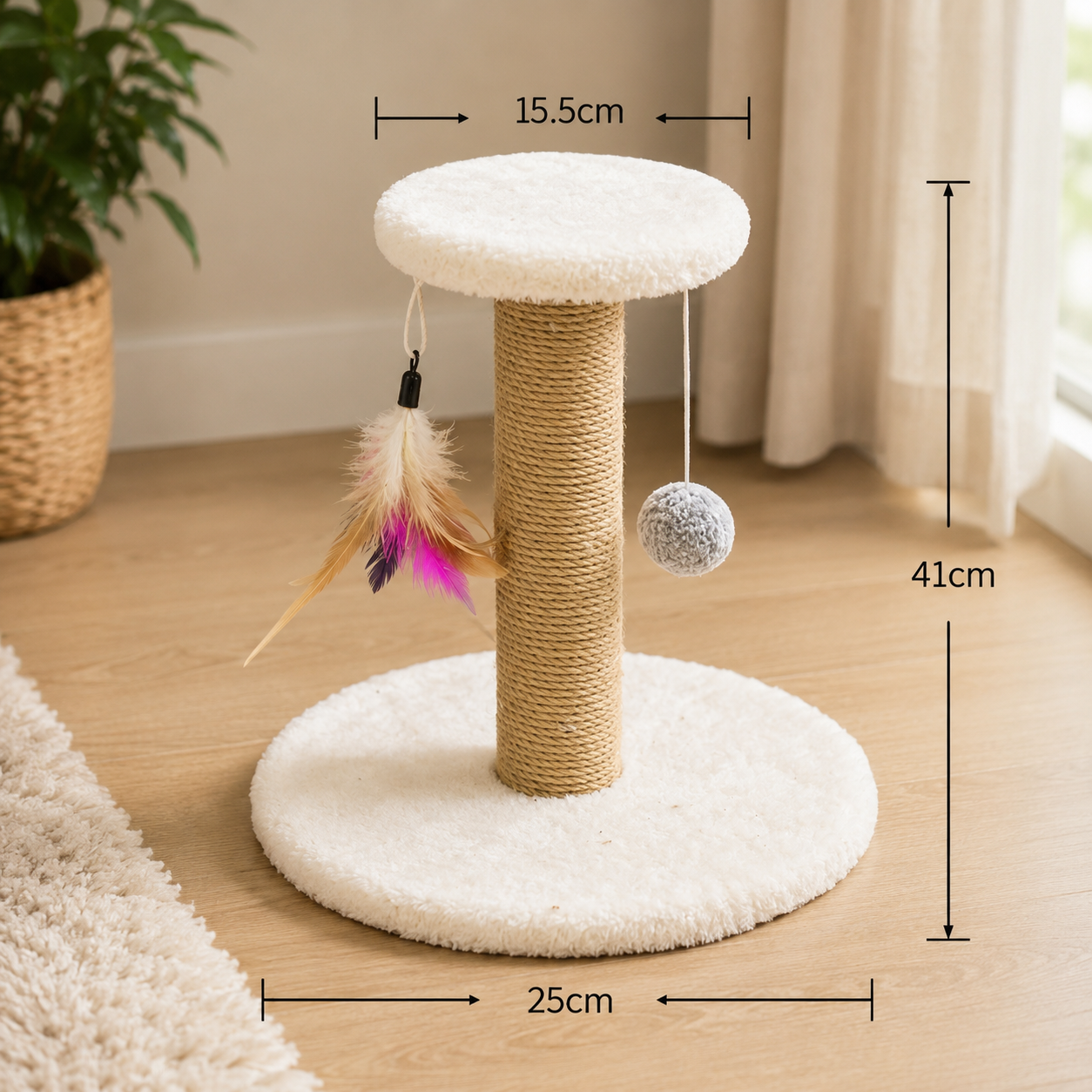Cat Scratching Post Premium Sisal Rope Scratcher Scratch Post Protecting Your Furniture Durable Climbing for Small Cats Kittens | Pet Grooming | Pet Supplies and Food Australia | Pet Supplies Sydney | PetNexa Australia | Shop now
