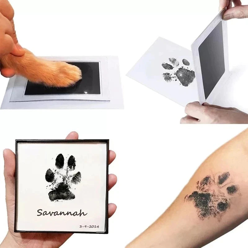 Pet Dog Footprint Handprint Pad Safe Non-Toxic Printing Pad Pet Footprint Baby Paw Print Pad Footprint Pad Ink-Free | Pet Grooming | Pet Supplies and Food Australia | Pet Supplies Sydney | PetNexa Australia | Shop now