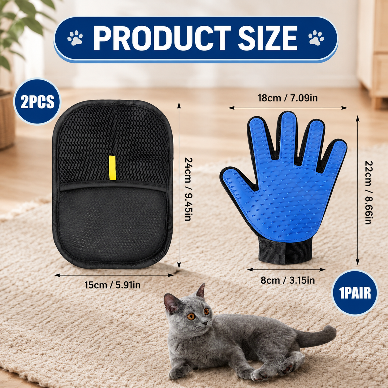 4PCS Electrostatic Pet Hair Remover Gloves for Dogs, Cats & Furniture | Pet Grooming | Pet Supplies and Food Australia |  Pet Supplies Sydney | PetNexa Australia | Shop now | Pet Grooming | Pet Supplies and Food Australia | Pet Supplies Sydney | PetNexa Australia | Shop now
