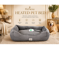 Electric Heated Pet Bed for Cats & Small Dogs – Dark Grey