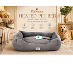 Electric Heated Pet Bed for Cats & Small Dogs – Dark Grey