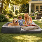 Human-Size Giant Dog Bed Foldable Calming Pet Dog Bed Plush Cover Orthopedic | Pet Grooming | Pet Supplies and Food Australia |  Pet Supplies Sydney | PetNexa Australia | Shop now | Pet Grooming | Pet Supplies and Food Australia | Pet Supplies Sydney | PetNexa Australia | Shop now