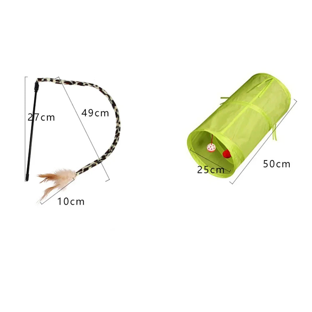 Cat toy with dimensions labeled on a white background | Pet Grooming | Pet Supplies and Food Australia | Pet Supplies Sydney | PetNexa Australia | Shop now