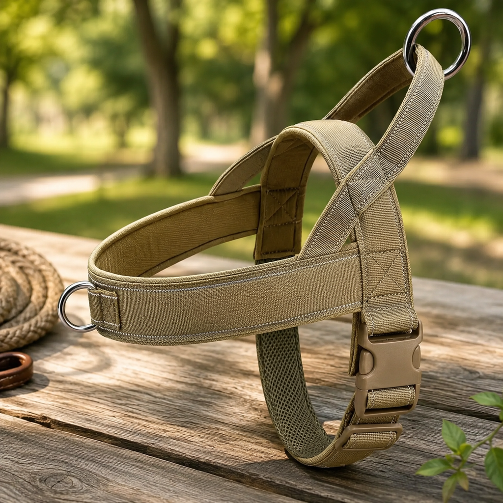 Explosion-Proof Tactical Harness Dog Traction Large Dog Collar Vest Style Golden Retriever Dog Walking Traction Vest (XL) | Pet Grooming | Pet Supplies and Food Australia | Pet Supplies Sydney | PetNexa Australia | Shop now
