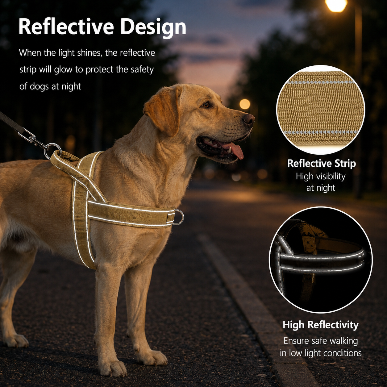 Explosion-Proof Tactical Harness Dog Traction Large Dog Collar Vest Style Golden Retriever Dog Walking Traction Vest (XL) | Pet Grooming | Pet Supplies and Food Australia | Pet Supplies Sydney | PetNexa Australia | Shop now