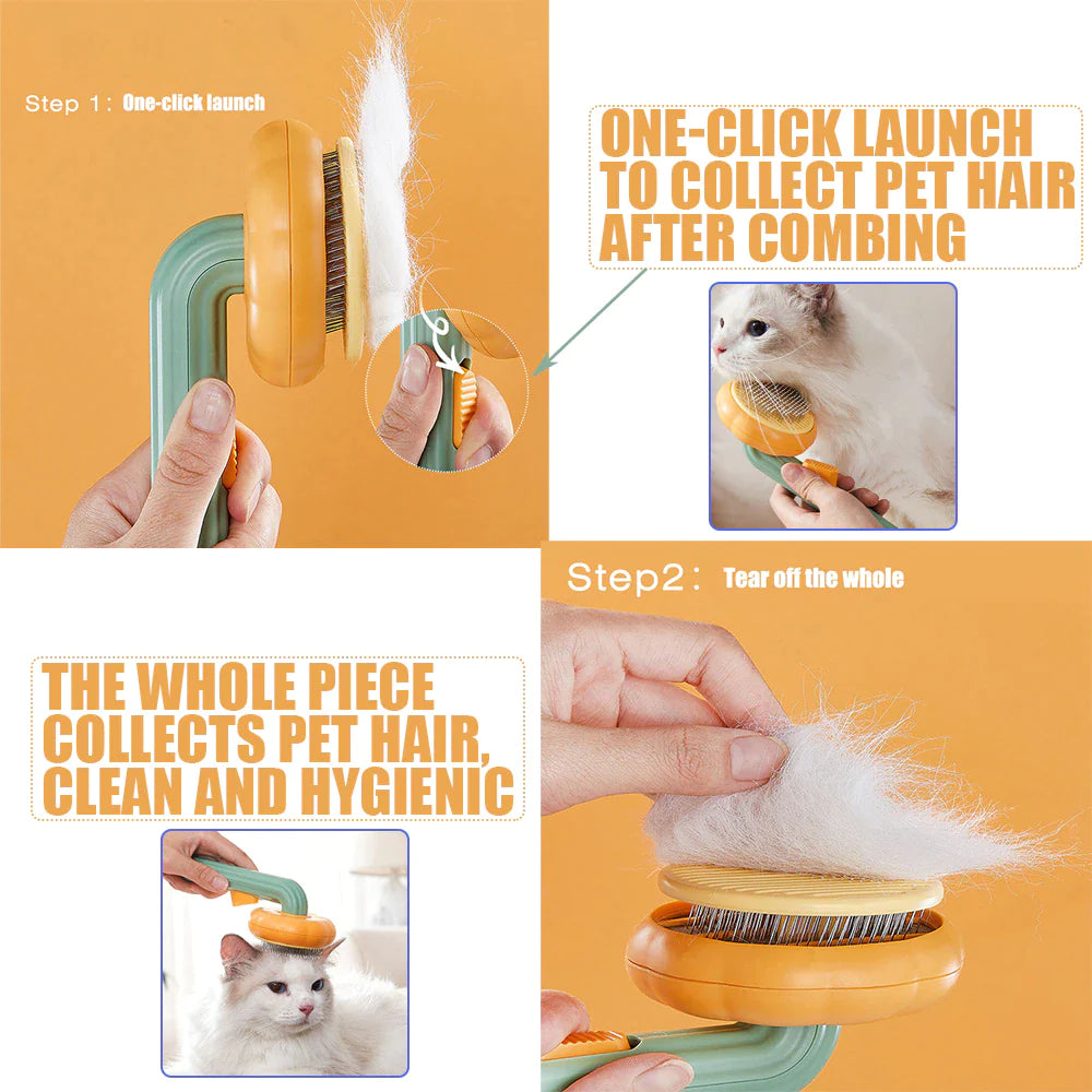 Cat Brush Comb Pet Pumpkin Comb for Dogs Cats Dog Hair Remover Brush Pet Hair Shedding Self Cleaning Comb Pet Grooming Tools | Pet Grooming | Pet Supplies and Food Australia |  Pet Supplies Sydney | PetNexa Australia | Shop now