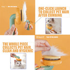 Cat Brush Comb Pet Pumpkin Comb for Dogs Cats Dog Hair Remover Brush Pet Hair Shedding Self Cleaning Comb Pet Grooming Tools | Pet Grooming | Pet Supplies and Food Australia |  Pet Supplies Sydney | PetNexa Australia | Shop now