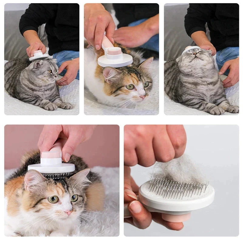 Cat Brush Comb Pet Pumpkin Comb for Dogs Cats Dog Hair Remover Brush Pet Hair Shedding Self Cleaning Comb Pet Grooming Tools | Pet Grooming | Pet Supplies and Food Australia |  Pet Supplies Sydney | PetNexa Australia | Shop now