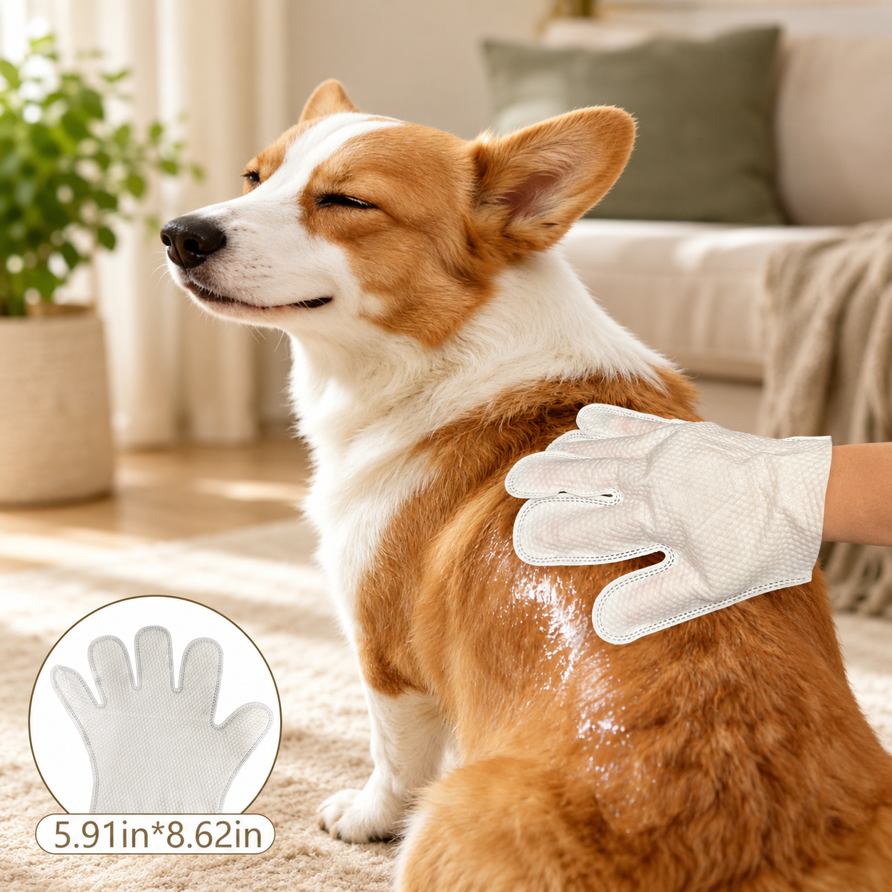 6PCS Pet Cleaning Glove Wipes for Dogs & Cats – Deodorizing No-Rinse Grooming Gloves | Pet Grooming | Pet Supplies and Food Australia |  Pet Supplies Sydney | PetNexa Australia | Shop now | Pet Grooming | Pet Supplies and Food Australia | Pet Supplies Sydney | PetNexa Australia | Shop now