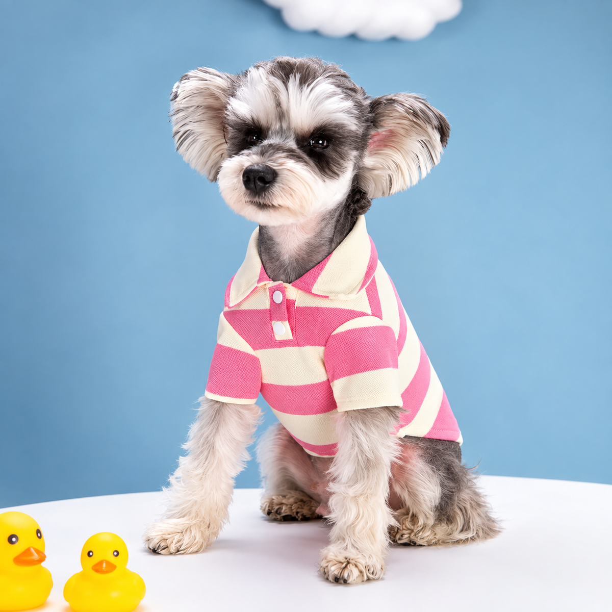PetNexa Classic Striped Polo Dog Shirt