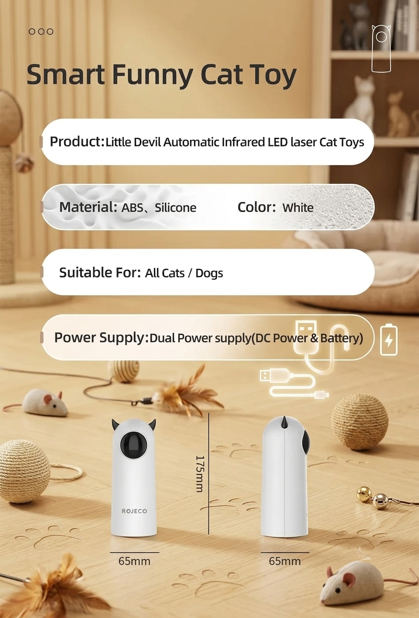 Smart funny cat toy with product details on a wooden surface | Pet Grooming | Pet Supplies and Food Australia | Pet Supplies Sydney | PetNexa Australia | Shop now