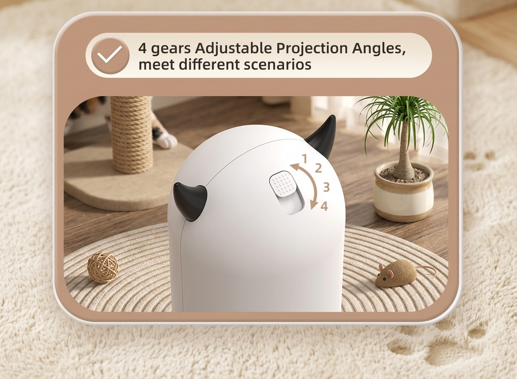 Cat-shaped device with adjustable projection angles  | Pet Grooming | Pet Supplies and Food Australia | Pet Supplies Sydney | PetNexa Australia | Shop now