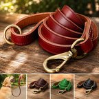 Real Leather Dog Leash Durable Medium Large Dog Lead Genuine Leather Walking Pet Leads Leash for Dogs German Shepherd Pitbull | For Dogs | Pet Supplies and Food Australia | Pet Supplies Sydney | PetNexa Australia | Shop now