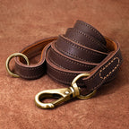 Real Leather Dog Leash Durable Medium Large Dog Lead Genuine Leather Walking Pet Leads Leash for Dogs German Shepherd Pitbull | Pet Grooming | Pet Supplies and Food Australia | Pet Supplies Sydney | PetNexa Australia | Shop now