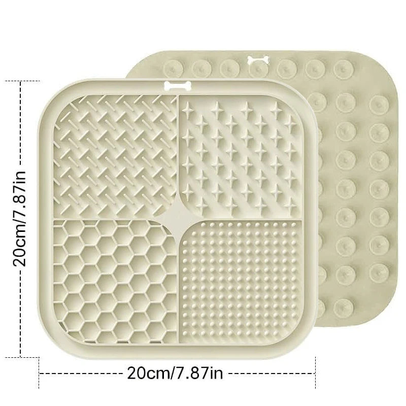 Dimensions: 20 by 20 cm, with the suction-cup back shown