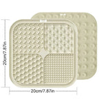 Dimensions: 20 by 20 cm, with the suction-cup back shown
