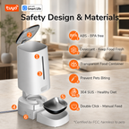 Smart Automatic Cat Feeder for 2 Cats – 4L Dual Bowl Food Dispenser | Pet Grooming | Pet Supplies and Food Australia | Pet Supplies Sydney | PetNexa Australia | Shop now