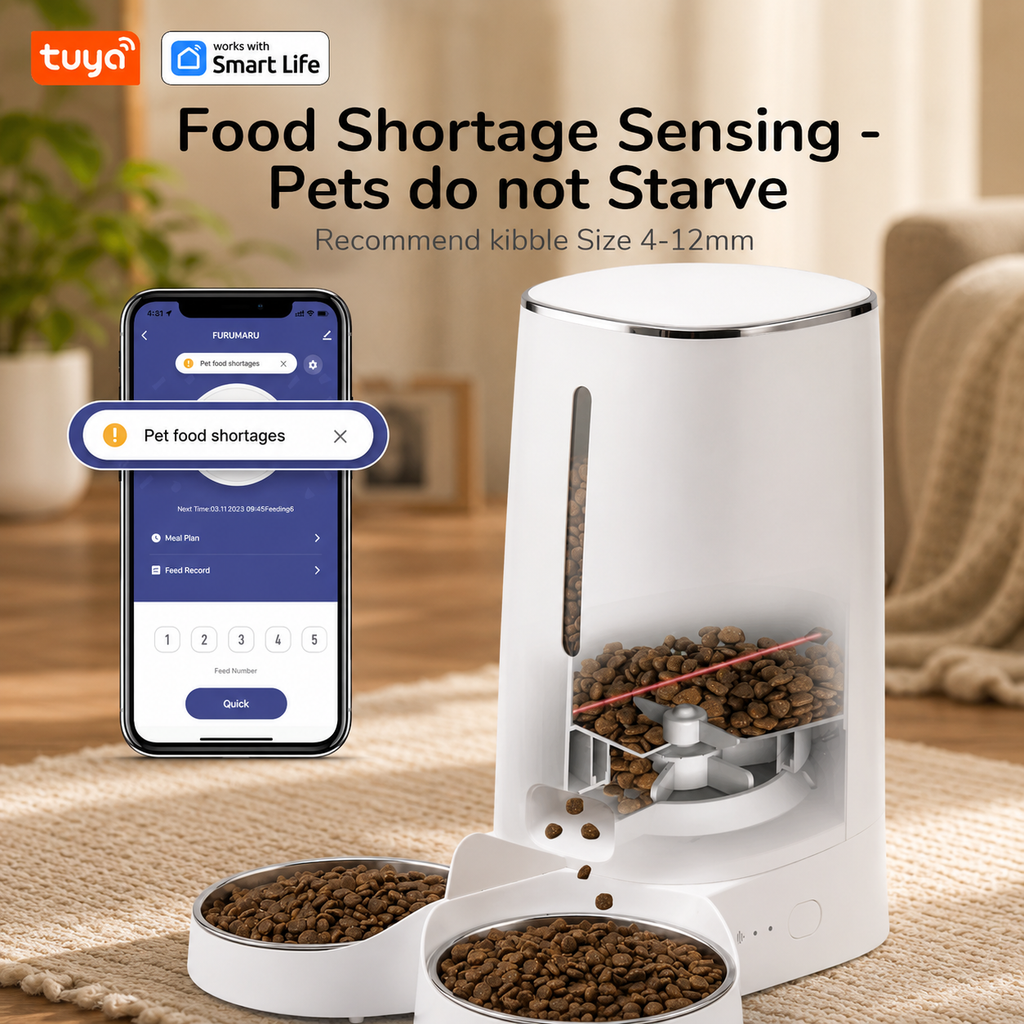 Smart Automatic Cat Feeder for 2 Cats – 4L Dual Bowl Food Dispenser | Pet Grooming | Pet Supplies and Food Australia | Pet Supplies Sydney | PetNexa Australia | Shop now