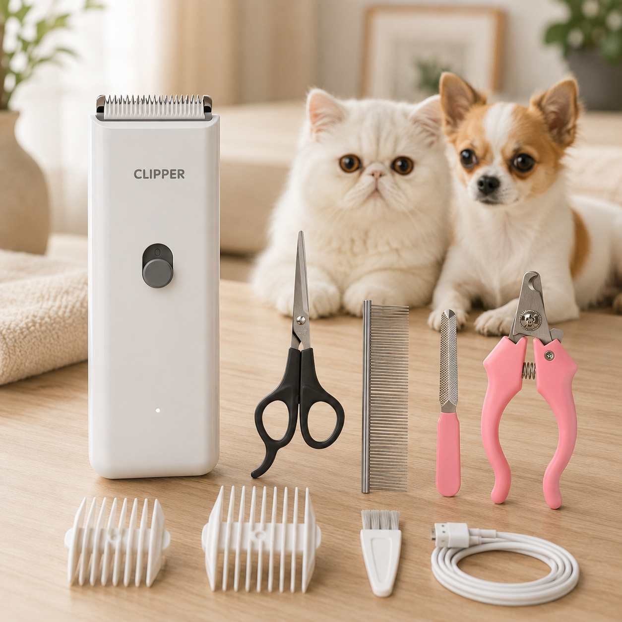 USB Rechargeable Pet Grooming Kit with Dog Clippers & Nail Care Set | Pet Grooming | Pet Supplies and Food Australia |  Pet Supplies Sydney | PetNexa Australia | Shop now | Pet Grooming | Pet Supplies and Food Australia | Pet Supplies Sydney | PetNexa Australia | Shop now