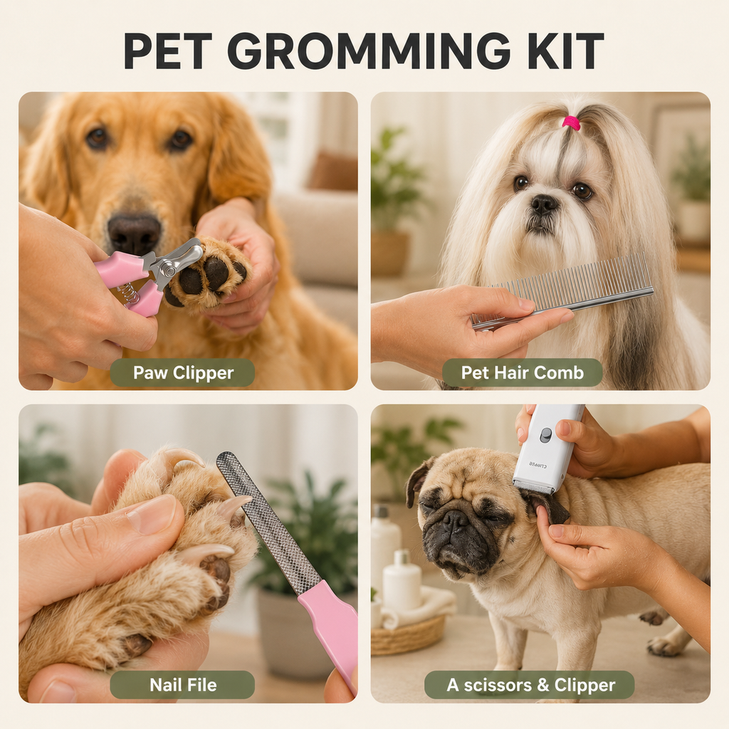 USB Rechargeable Pet Grooming Kit with Dog Clippers & Nail Care Set | Pet Grooming | Pet Supplies and Food Australia |  Pet Supplies Sydney | PetNexa Australia | Shop now | Pet Grooming | Pet Supplies and Food Australia | Pet Supplies Sydney | PetNexa Australia | Shop now
