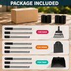 Pooper Scooper, Long Handle Dog Pooper Scooper, Heavy Duty Stainless Steel Rake with Tray & Spade Set for Pet Waste Removal, for Grass, Dirt or Gravel | Pet Grooming | Pet Supplies and Food Australia | Pet Supplies Sydney | PetNexa Australia | Shop now