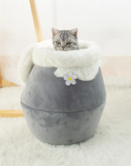 Cozy Cat Cave Bed House